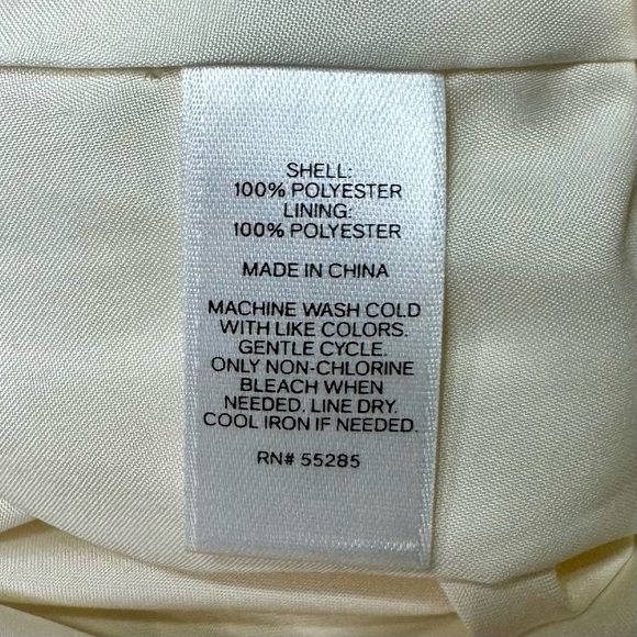 Express Off White Pleated Midi Dress with Crochet Trim Small NWT - Picture 10 of 12